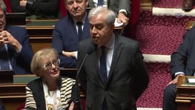 Affiche des JO: Roger Karoutchi, ovationné par la droite sénatoriale après avoir demandé au gouvernement quelle différence il faisait "entre une croix et une flèche"
