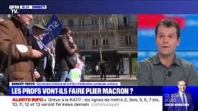 Grève: pour Benoît Teste, secrétaire national du syndicat enseignant FSU, "cette mobilisation révèle un malaise qui est profond"