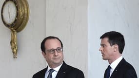 François Hollande et Manuel Valls à l'Elysée (photo d'illustration)