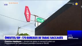 Émeutes en Île-de-France: 170 bureaux de tabac vandalisés