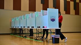 Un bureau de vote dans le Nevada, le mardi 5 novembre 2024