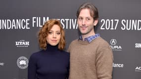 L'actrice Aubrey Plaza et son mari, le réalisateur Jeff Baena lors du Sundance Film Festival le 19 janvier 2017.