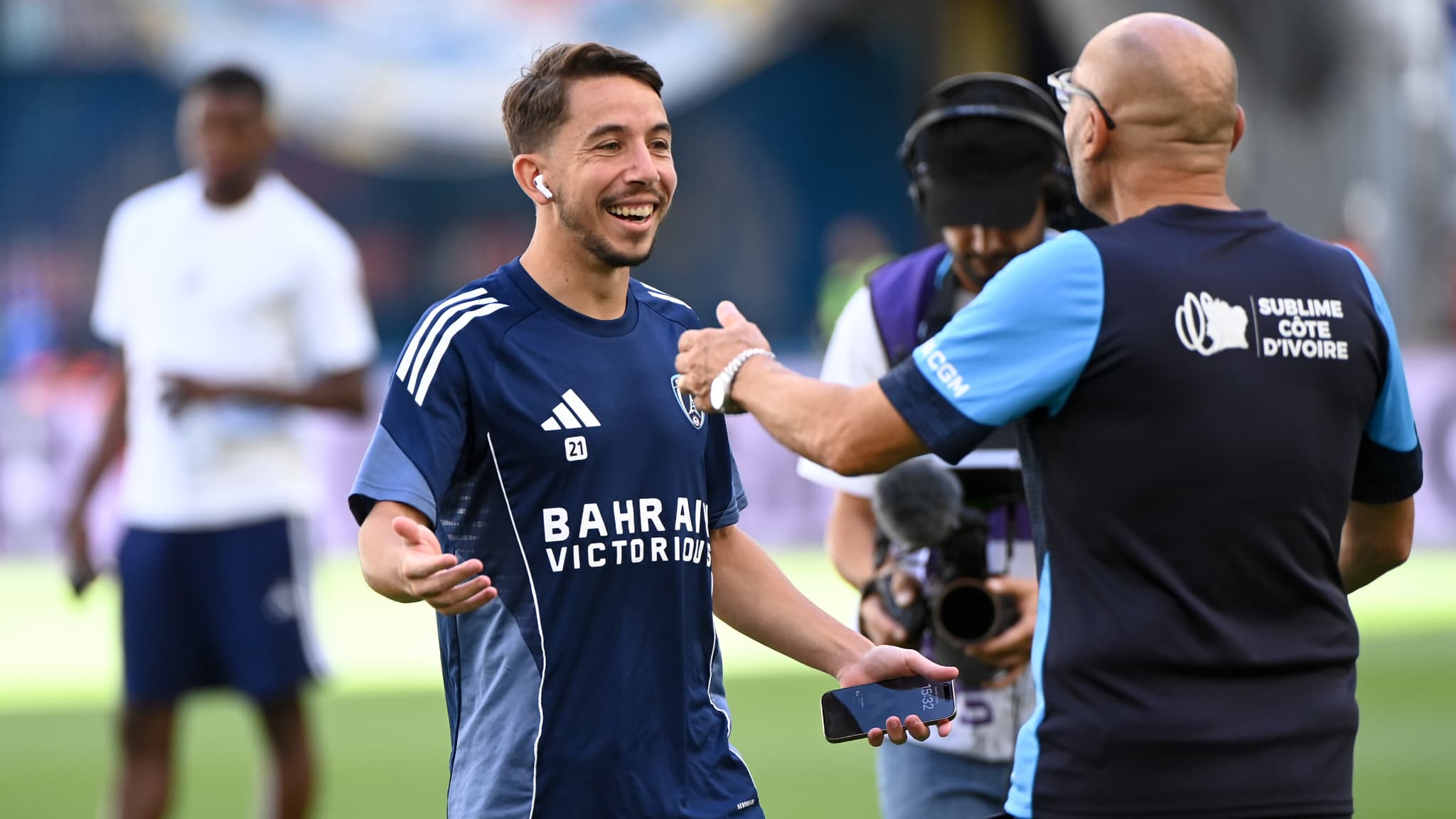 Maxime Lopez (PFC) retrouve le stade Vélodrome, le 23 août 2025.