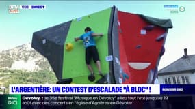 L'Argentière-la-Bessée: compétition d'escalade de haut niveau pour tout le monde