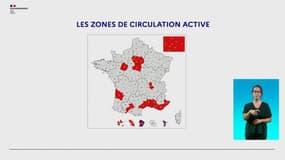 Covid-19: 19 nouveaux départements en zone rouge, 21 au total 