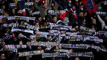 Les ultras du PSG en Ligue des champions, le 7 décembre 2021