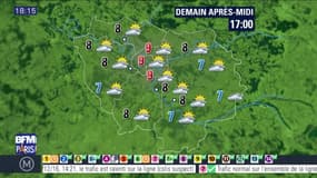 Météo Paris Ile-de-France du vendredi 23 décembre 2016: Soirée nuageuse mais sèche