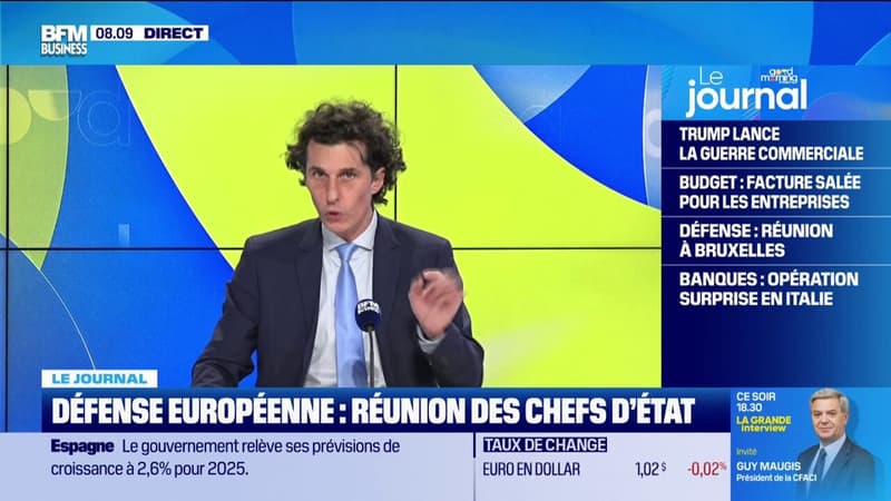 Défense européenne : réunion des chefs d'État