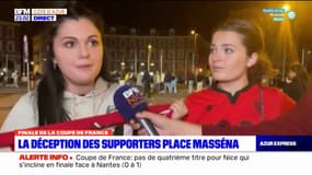 Coupe de France: la déception des supporters niçois après la défaite de l'OGC en finale contre Nantes
