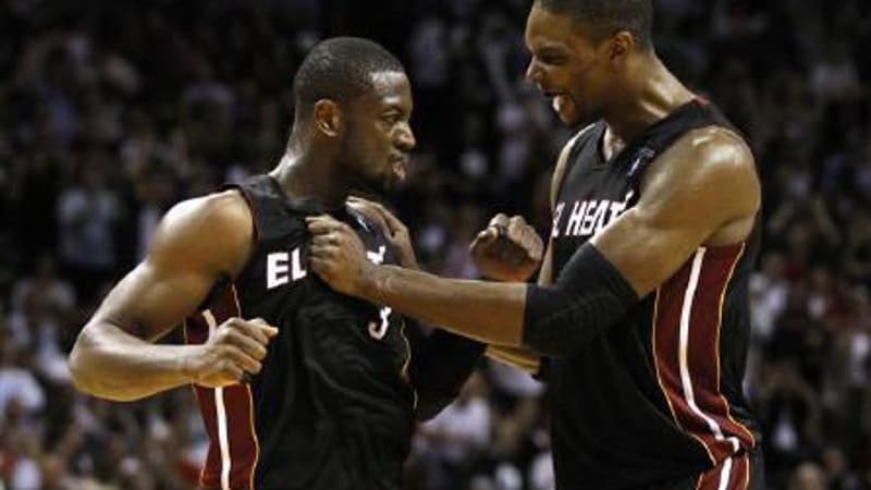 Chris Bosh et Dwyane Wade