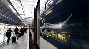 Arrivée de l'Eurostar à Londres (illustration)