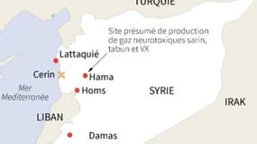 LES SITES D?ARMES CHIMIQUES SYRIENS