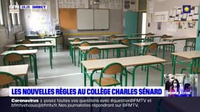 Emploi du temps, distanciation, cantine... les nouvelles règles au collège Charles Sénard à Caluire-et-Cuire