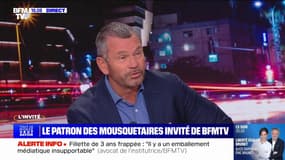 Thierry Cotillard (président du groupement "les Mousquetaires"): "Il y a plutôt des bonnes nouvelles en cette rentrée avec une tendance à la baisse au niveau des prix"
