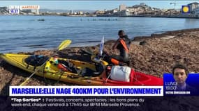 Marseille: elle nage 400 km pour l'environnement