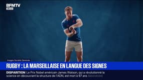 Les joueurs du XV de France interprètent la Marseillaise en langue des signes