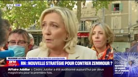 Marine Le Pen, candidate RN: "Je tends la main à tout le monde (...) il faut que l'ensemble de ceux qui croient en la France, se rassemblent"