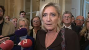 Marine Le Pen, le 28 novembre 2023 à l'Assemblée nationale