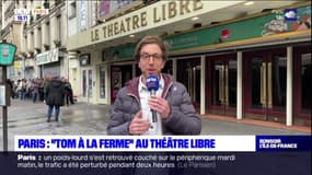 Paris: la pièce "Tom à la ferme" au théâtre libre
