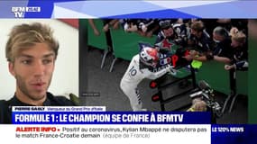 Pour Pierre Gasly, "c'est une belle surprise et un honneur" d'avoir reçu un message du président de la République pour le féliciter