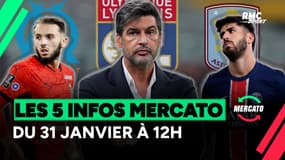 Gouiri, Paulo Fonseca, Asensio... Les 5 infos mercato du 31 janvier à la mi-journée