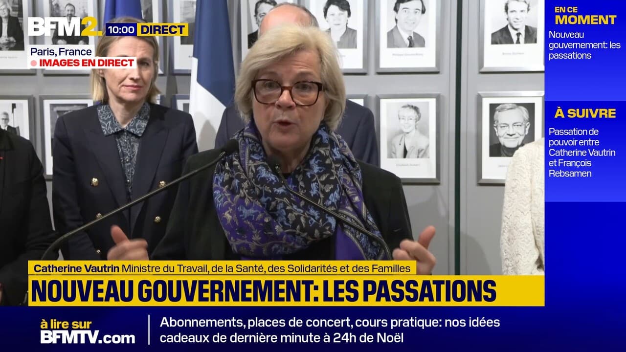 Catherine Vautrin "Je souhaite évidemment être ministre du dialogue"