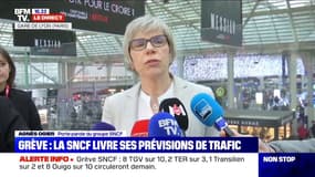SNCF: "Une amélioration significative" du trafic à partir de lundi, selon la porte-parole du groupe