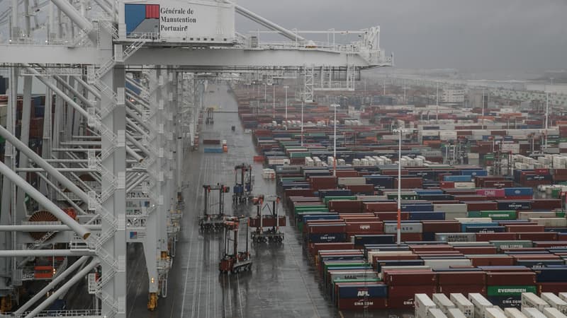 Des conteneurs sur le port du Havre (photo d'illustration)