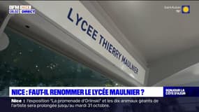 Nice: des élus veulent rebaptiser le lycée Maulnier
