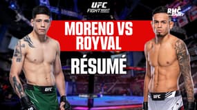  UFC Fight Night - Résumé : dans un combat très fermé, Royval prend le meilleur sur un décevant Moreno