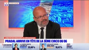 Législatives dans les Alpes-Maritimes: la réaction de Philippe Pradal (Ensemble), en tête dans la 3e circonscription