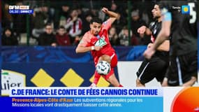 Coupe de France: les Cannois filent en quart et continuent de rêver