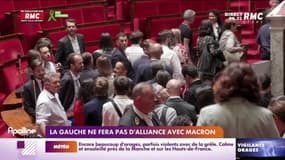 La gauche ne fera pas d'alliance avec Emmanuel Macron