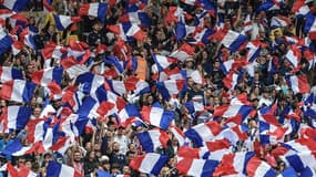 Des supporters de l'équipe de France