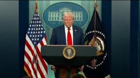 Donald Trump à la Maison Blanche, ce jeudi 30 janvier.