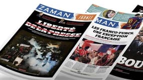 Capture d'écran du site internet du journal Zaman France, le 29 août 2016