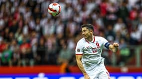 Robert Lewandowski avec la Pologne, en 2022.