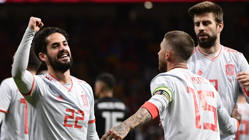 Isco a inscrit un triplé contre l'Argentine