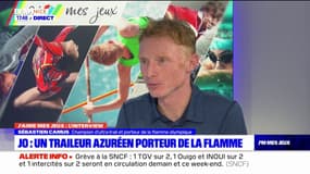 "C'est symbolique": un traileur azuréen porteur de la flamme olympique