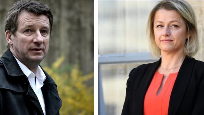 Yannick Jadot à gauche, Barbara Pompili à droite.