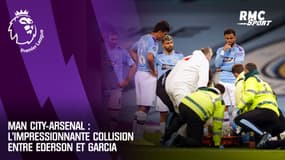 Man City-Arsenal : L'impressionnante collision entre Ederson et Garcia