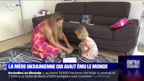 "On essaie de se récréer une vie": cette mère ukrainienne qui avait ému le monde témoigne sur BFMTV