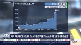 Air France-KLM dans le vert malgré les grèves 
