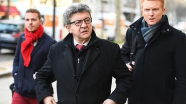 Jean-Luc Mélenchon le 12 mars dernier à Paris (Photo d'illustration).