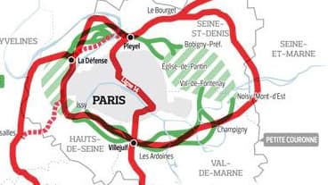 Les tracés en compétition pour le Grand Paris des transports
