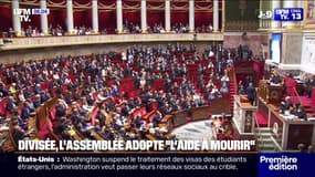 L'Assemblée nationale adopte la loi sur la fin de vie, avec 305 voix pour et 199 voix contre