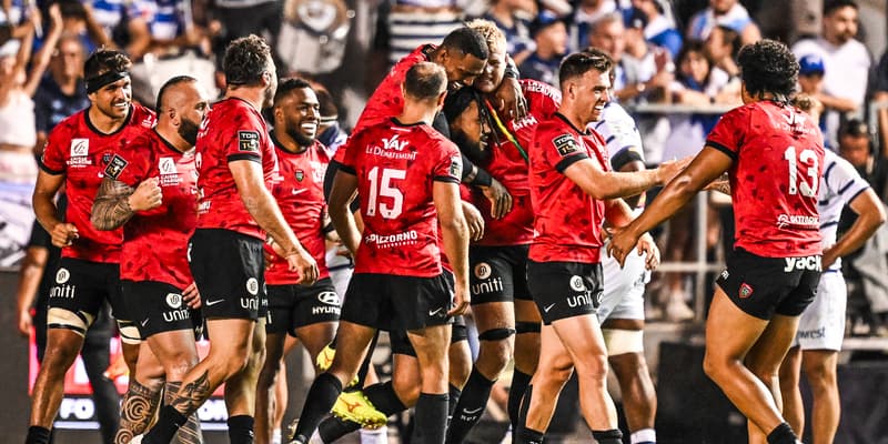 Les joueurs du RCT face à Castres le 14 juin 2025