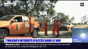 Var: sept des neuf massifs forestiers fermés en raison des risques d'incendie