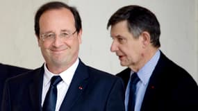 François Hollande et Jean-Pierre Jouyet, le 18 juin 2014.