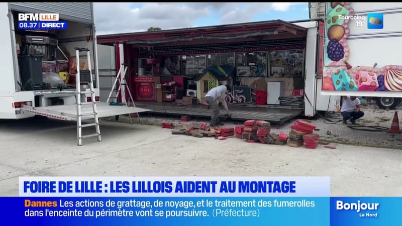 Foire de Lille : un appel pour monter les manèges